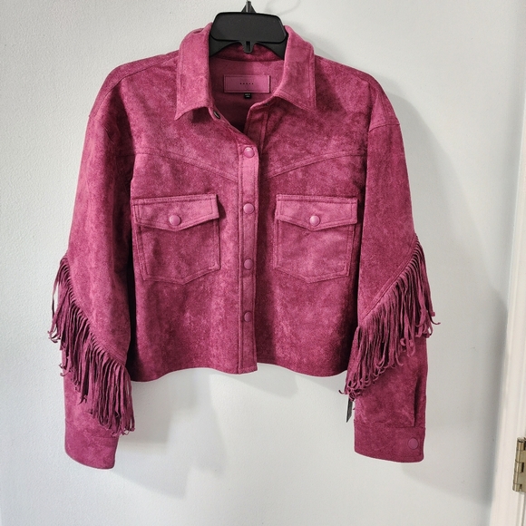 BlankNyc x Free People Fringe Shacket - Picture 2 of 5